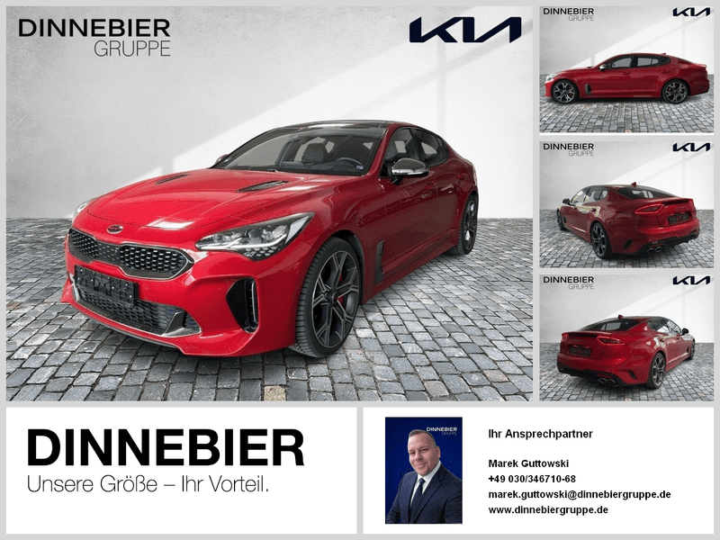 Kia Stinger GT 3.3 L V6 360°+SITZKÜHLUNG+SCHIEBEDACH